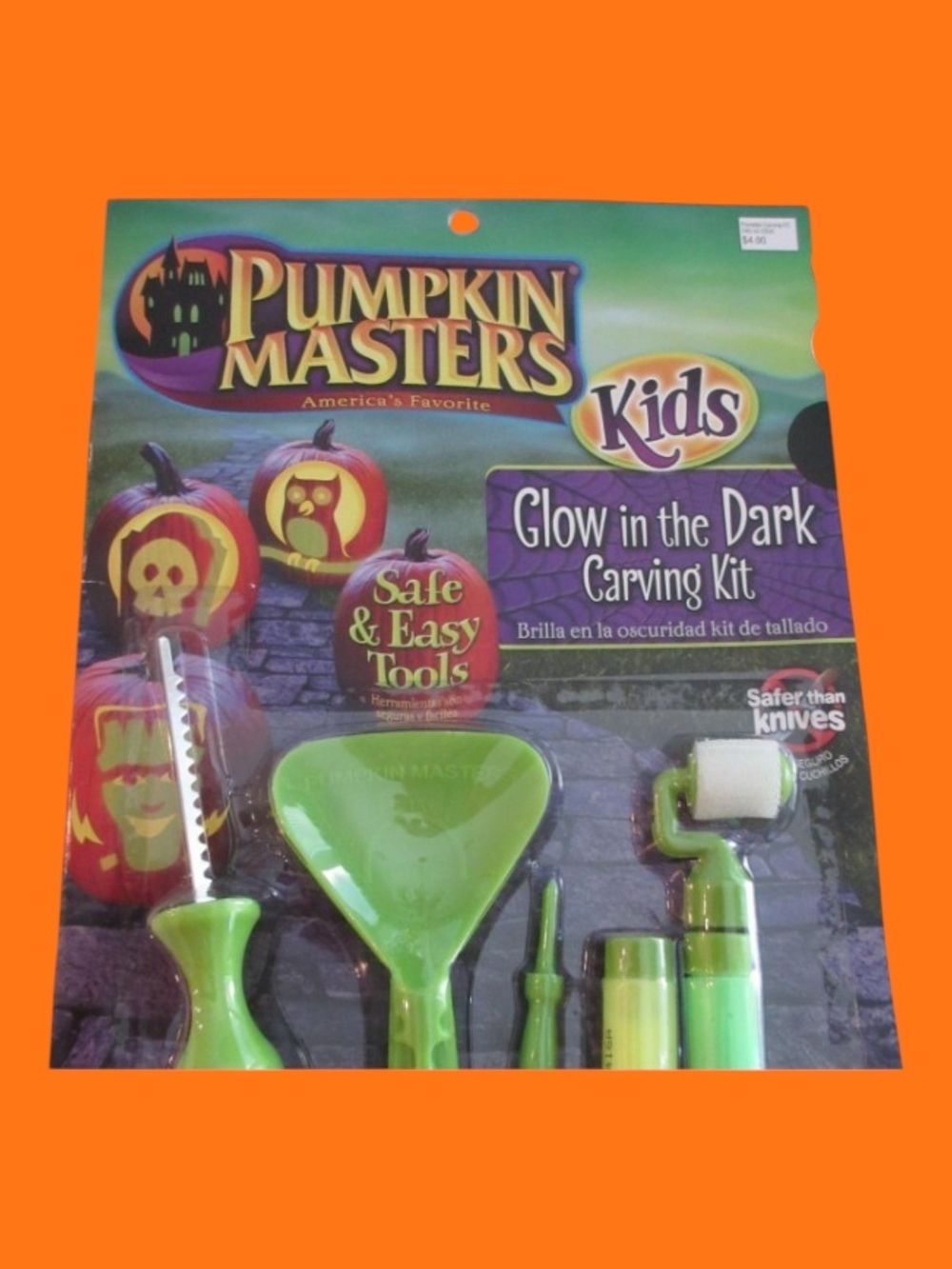 Pumpkin Masters Kids Glow-in-the-Dark Carving Kit - New. Halloween